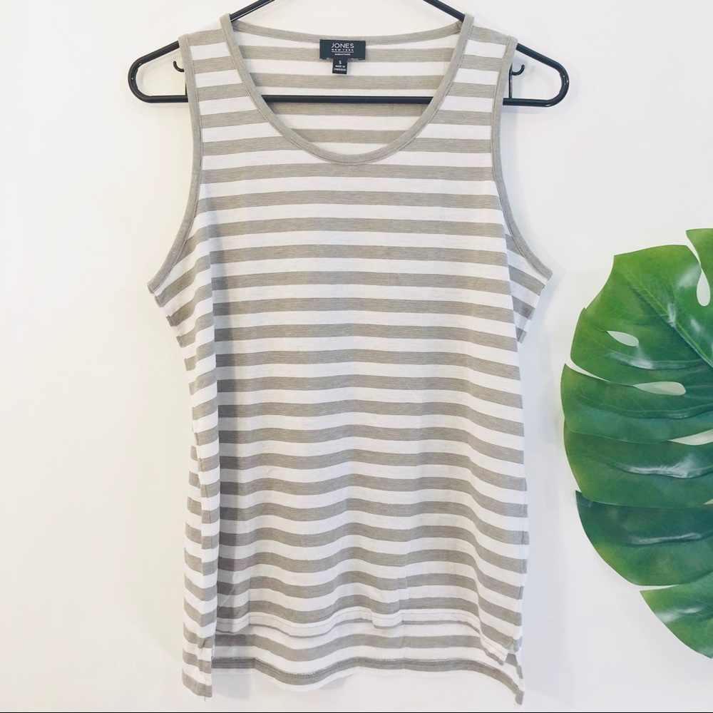 Jones New York Striped Tank Top